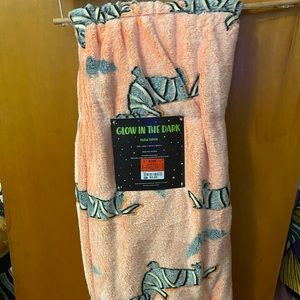 Glow In The Dark Mummy Dachshund Blanket